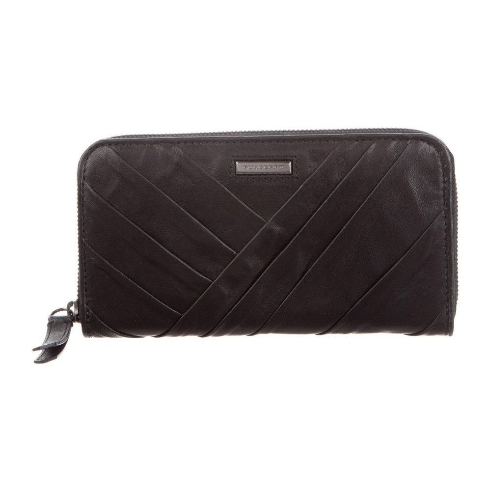 Burberry Pleated Leather Wallet